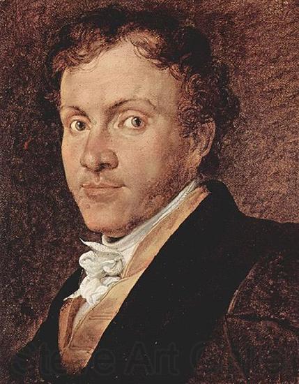 Francesco Hayez Portrat des Giuseppe Roberti. Germany oil painting art